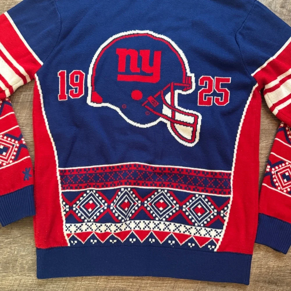 New York Giants Ugly Christmas Sweater Size‎ Medium - Picture 8 of 8